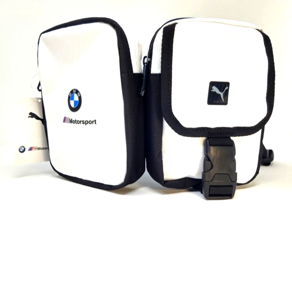 NWT Men's Puma x BMW Motorsport Double Portable Waist Bag - Picture 2 of 16